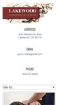 Mobile Screenshot of lakewoodchiropracticoffices.com