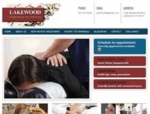 Tablet Screenshot of lakewoodchiropracticoffices.com